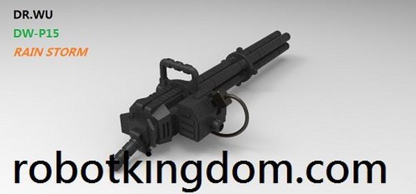 DR WU Announce DW P15 Rain Storm Chain Gun Accessory For Generations Springer  (1 of 4)